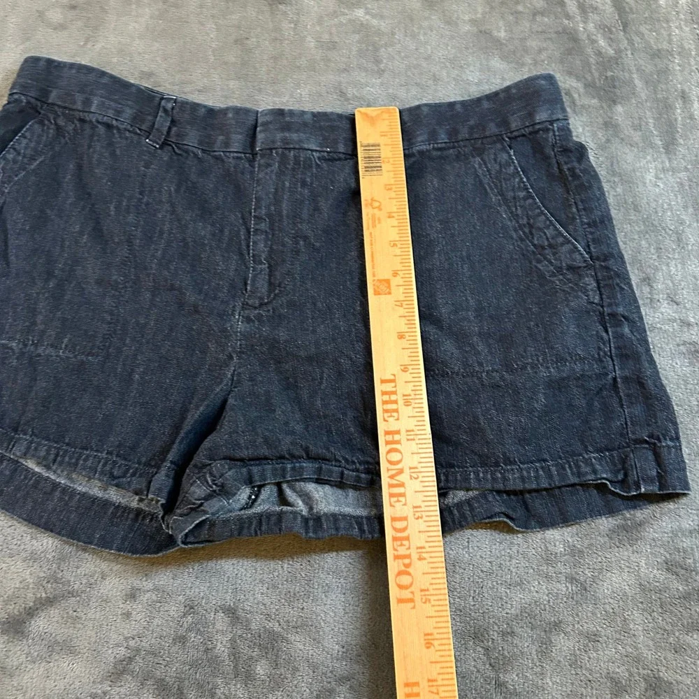 Loft Denim Shorts Dark Wash‎ Casual Everyday Summer Blue Womens 36x2.5